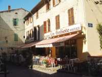 A back street restaurant at le Lavandou.