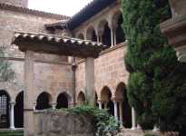 The cloisters at Frejus Cathedral.