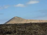 Lava field, Montana Caldereta, Timanfaya, Lanzarote