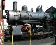 Locomotive #31, getting attention for the next days running. Strasburg Railroad.