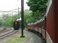 Train and Locomotive #475 at Paradise Junction, Strasburg Railroad.